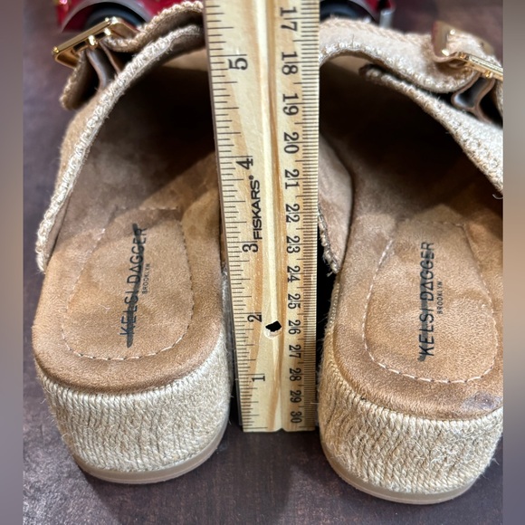 ANTHROPOLOGIE - KELSI DAGGER BROOKLYN Dover Jute Platform Sandals - Picture 16 of 17